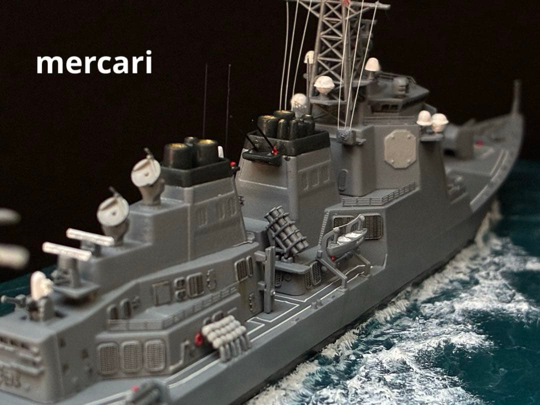 1／700 イージス護衛艦みょうこう 洋上ジオラマ仕上