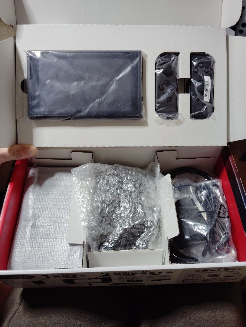 Nintendo Switch 本体 グレー 付属品付き