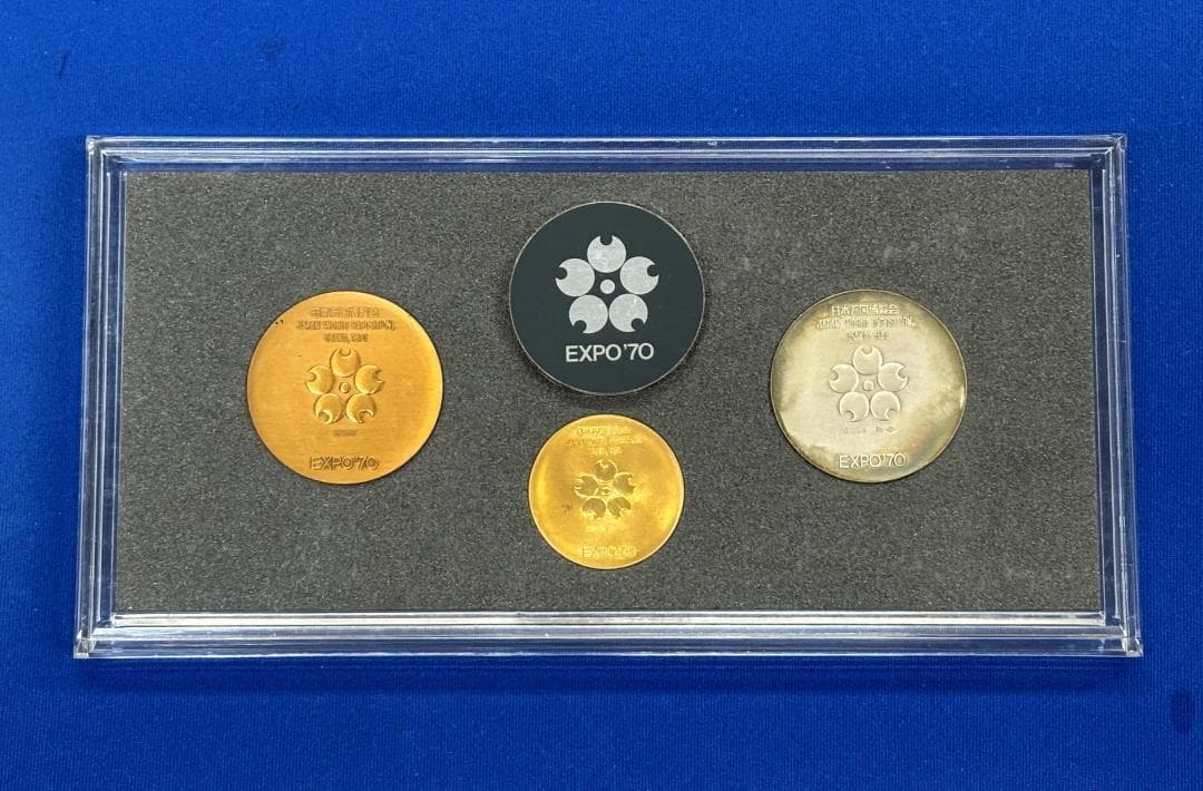 日本万国博覧会記念メダルEXPO'70 金銀銅 3点セット 金K18 万博大阪