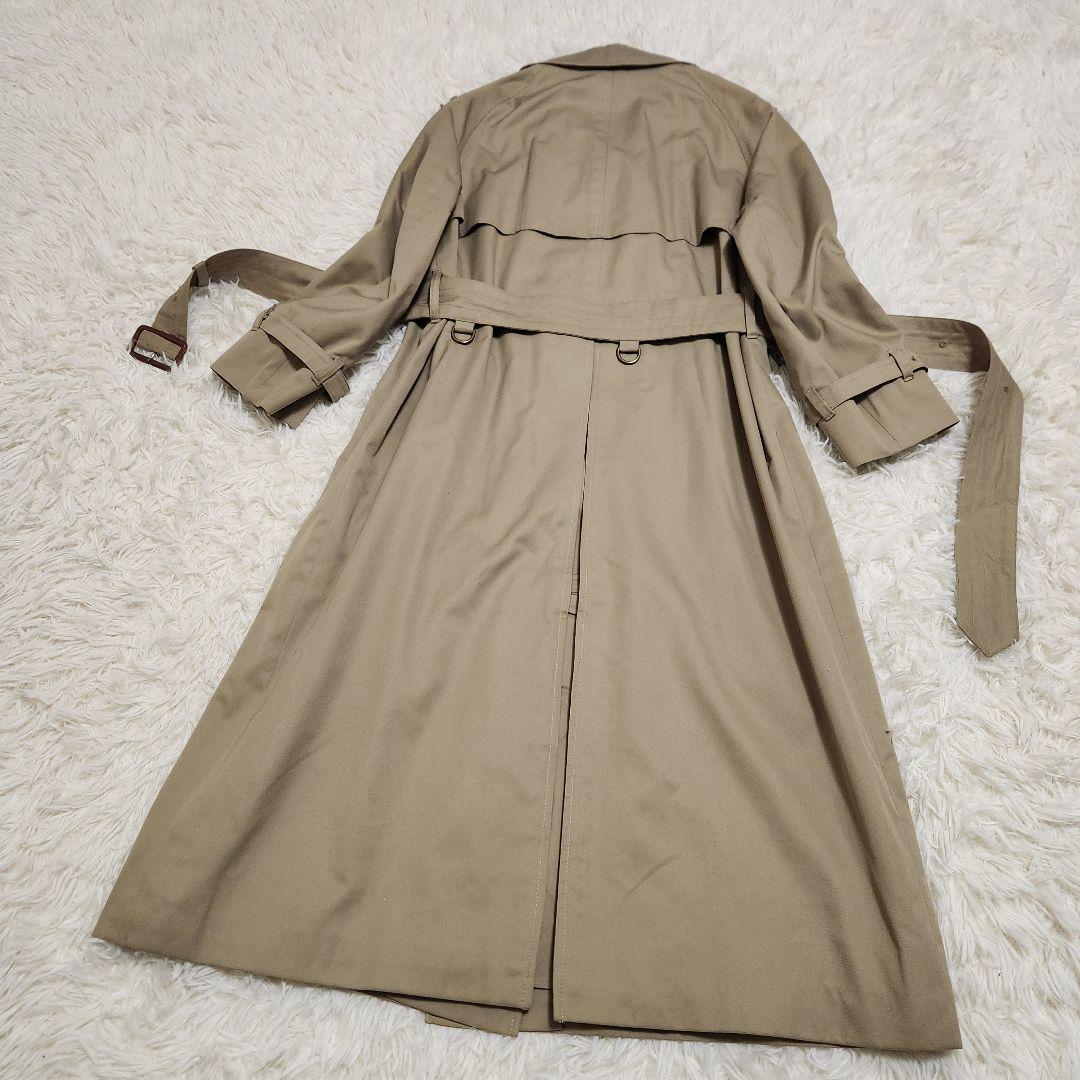 【英国製】アクアスキュータム アクア5 ダブル トレンチコート カーキ 8