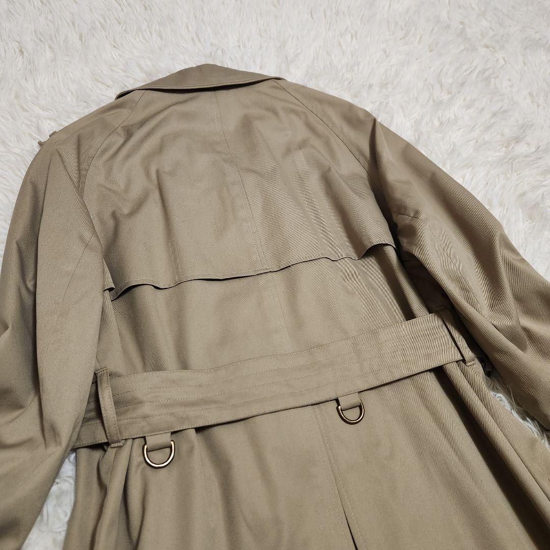 【英国製】アクアスキュータム アクア5 ダブル トレンチコート カーキ 8