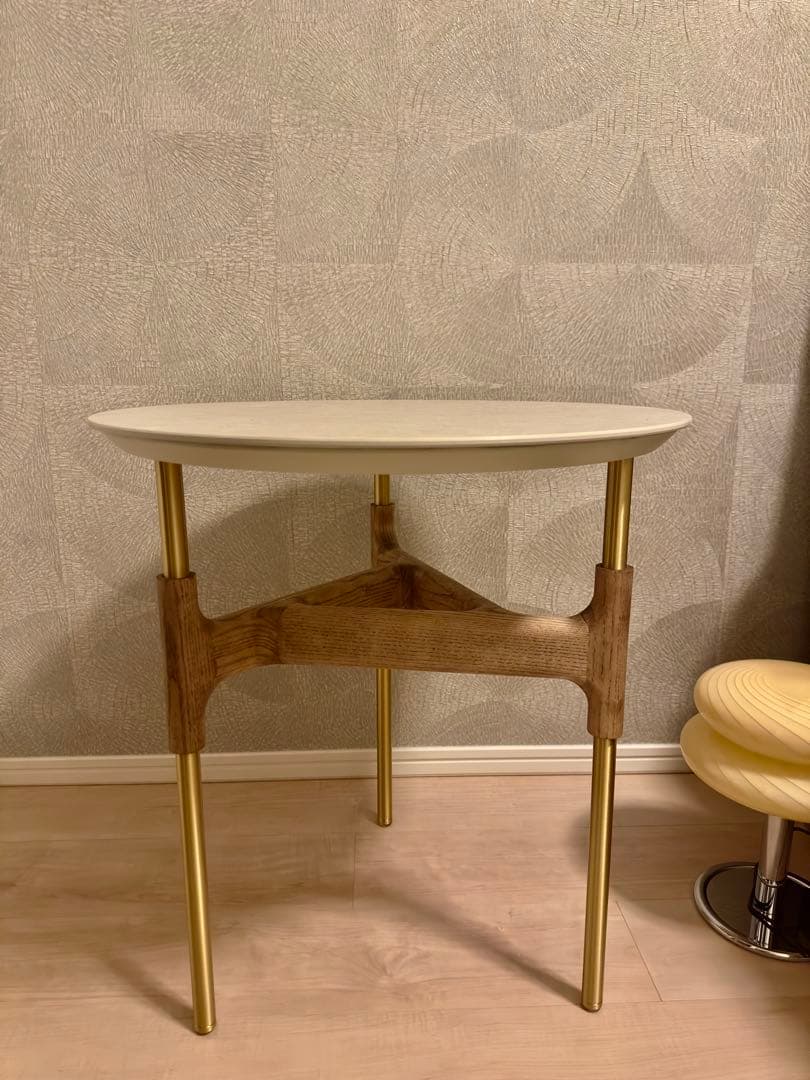 「季節限定商品」porada | JOINT 円型サイドテーブル