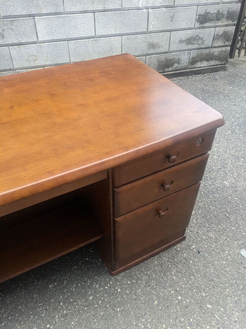 カリモク　片袖 デスク 引き出し 学習机 勉強机 書斎机