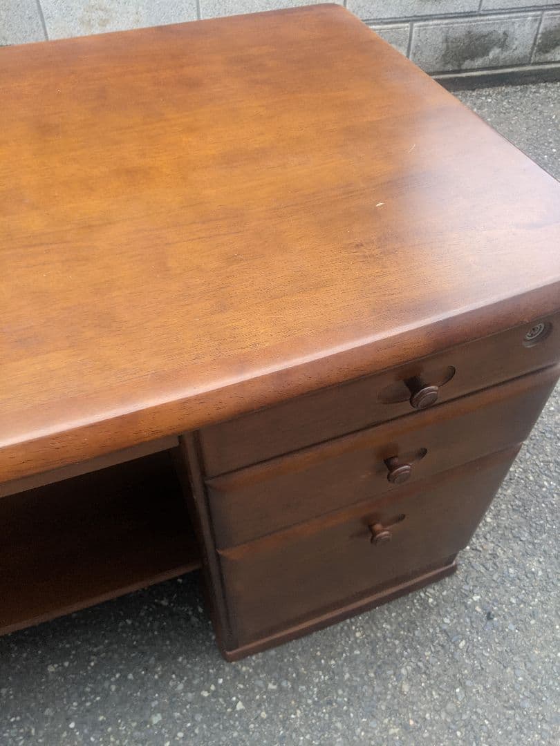 カリモク　片袖 デスク 引き出し 学習机 勉強机 書斎机