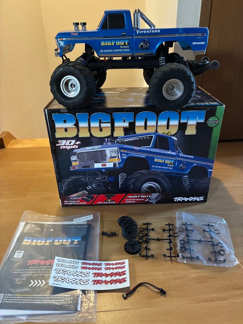 TRAXXAS Bigfoot 2WD シャーシのみ　機器類なし