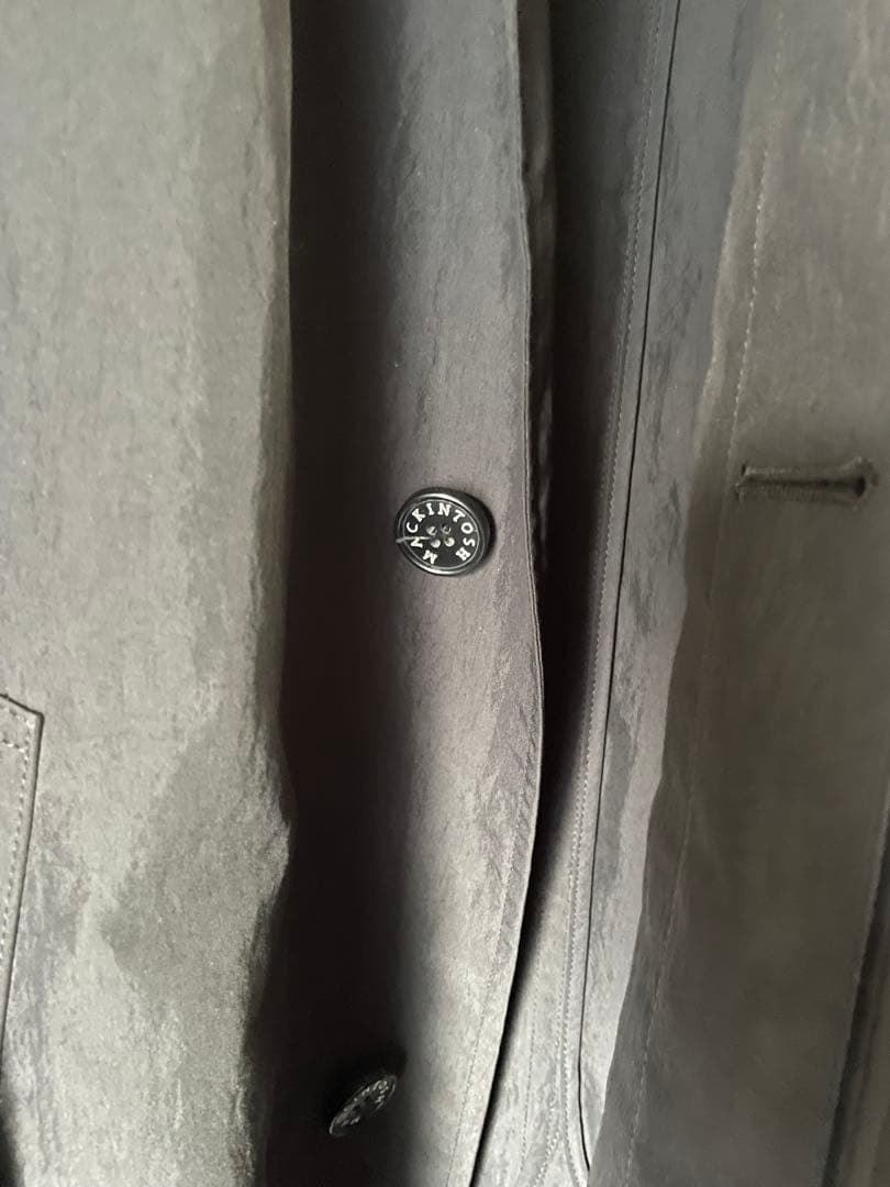 MACKINTOSH ブラック ステンカラーコート