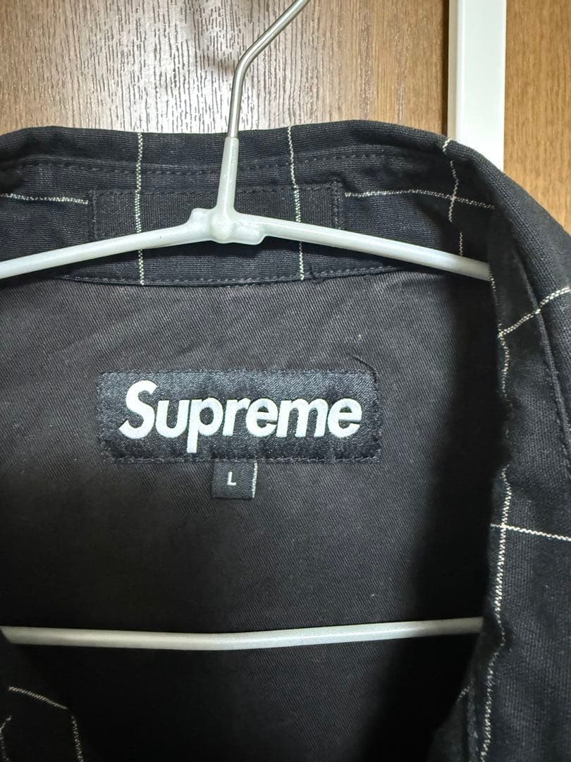 Supreme チェック柄 トレンチコート L シュプリーム