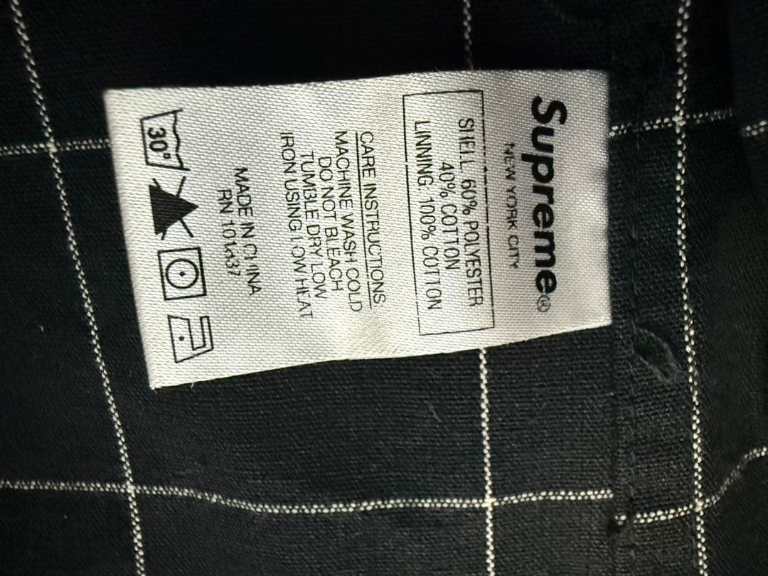 Supreme チェック柄 トレンチコート L シュプリーム