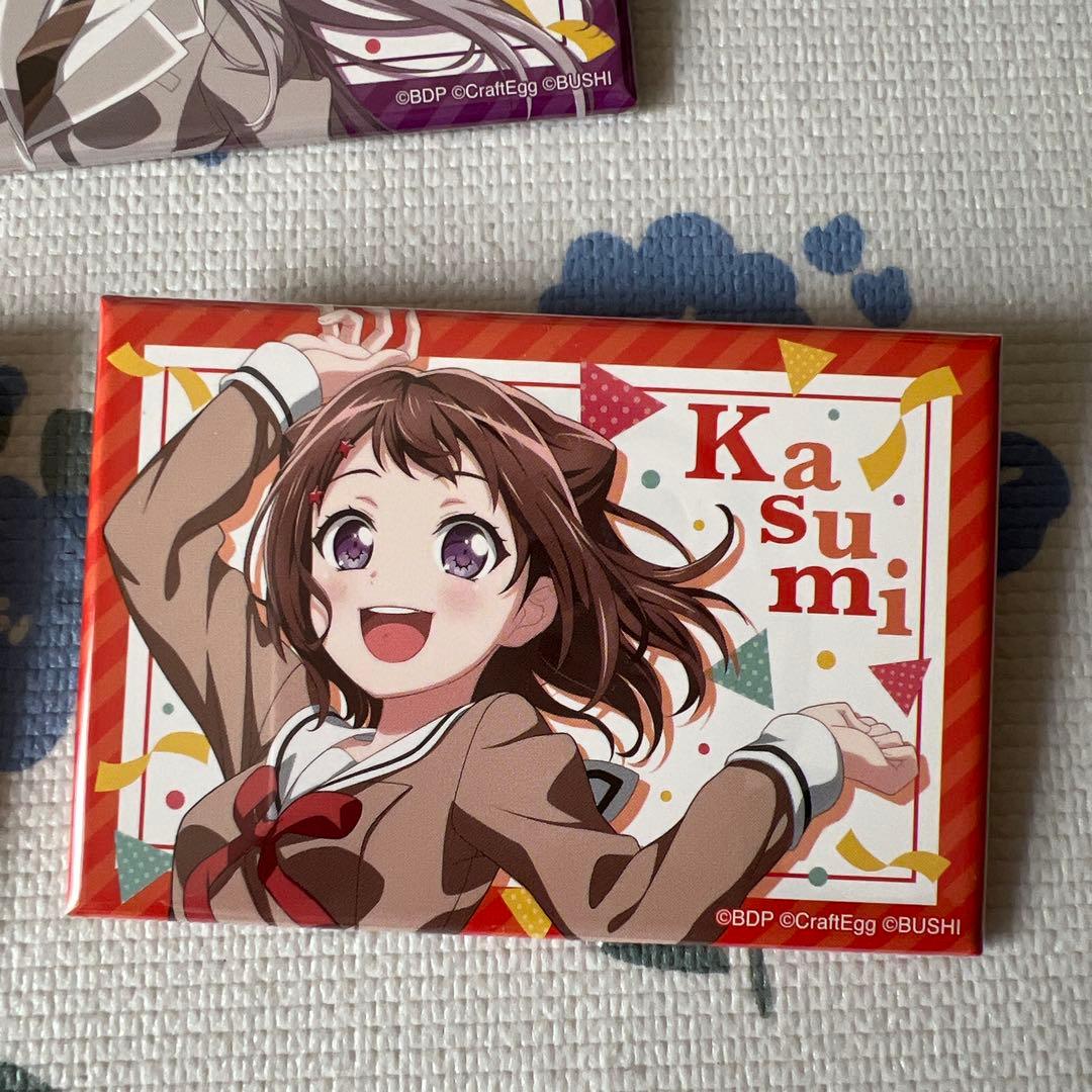 バンドリ！BanG Dream! ウィーク！ スクエア缶バッジ 5点セット