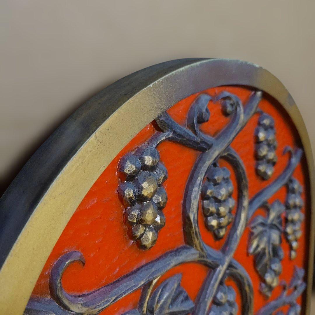 サントリー 看板 ワイン ショップ 木彫り Suntory 看板 店頭 当時物