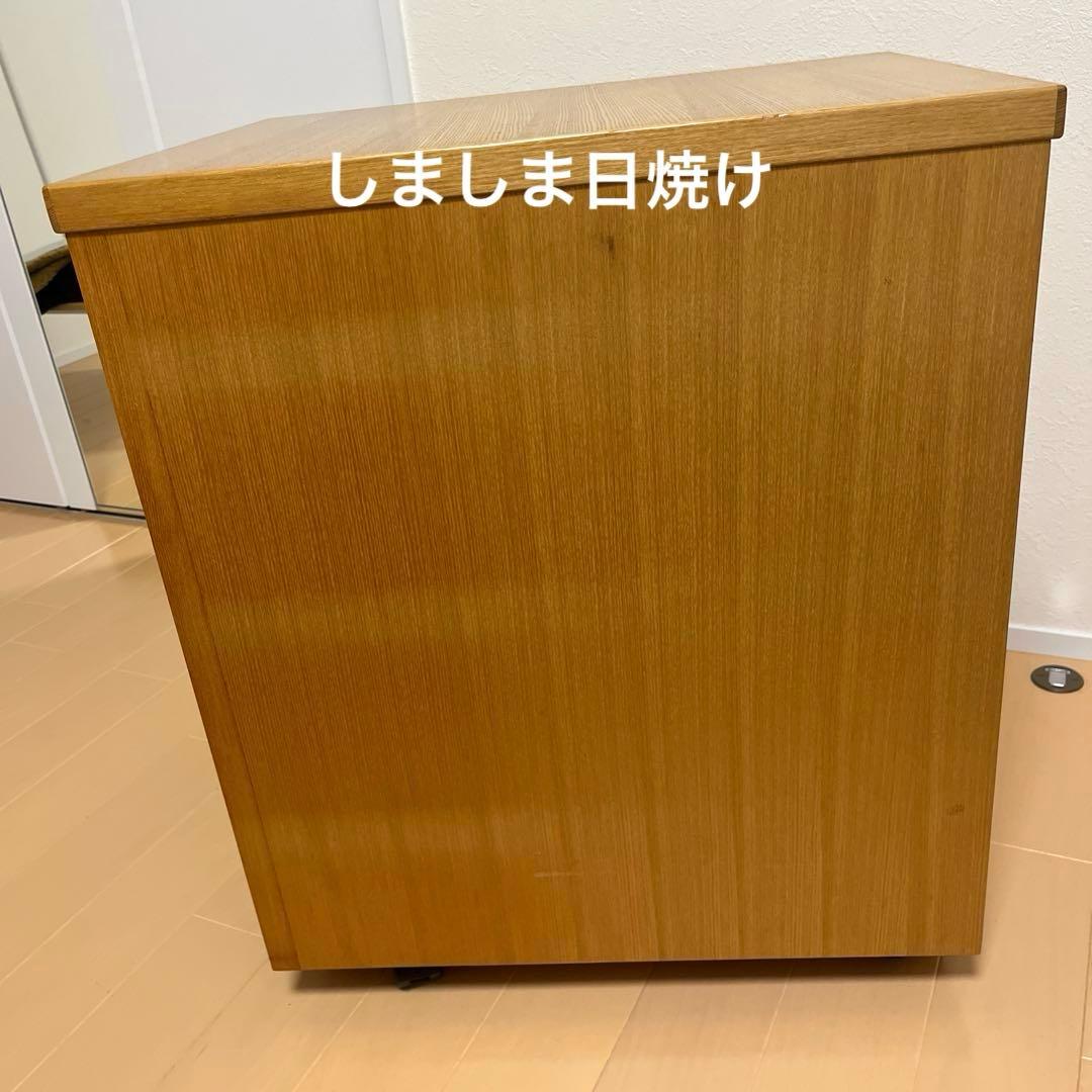 デスクキャビネット　タモ材　ACTUS IDEE 無印良品　北欧家具好きな方