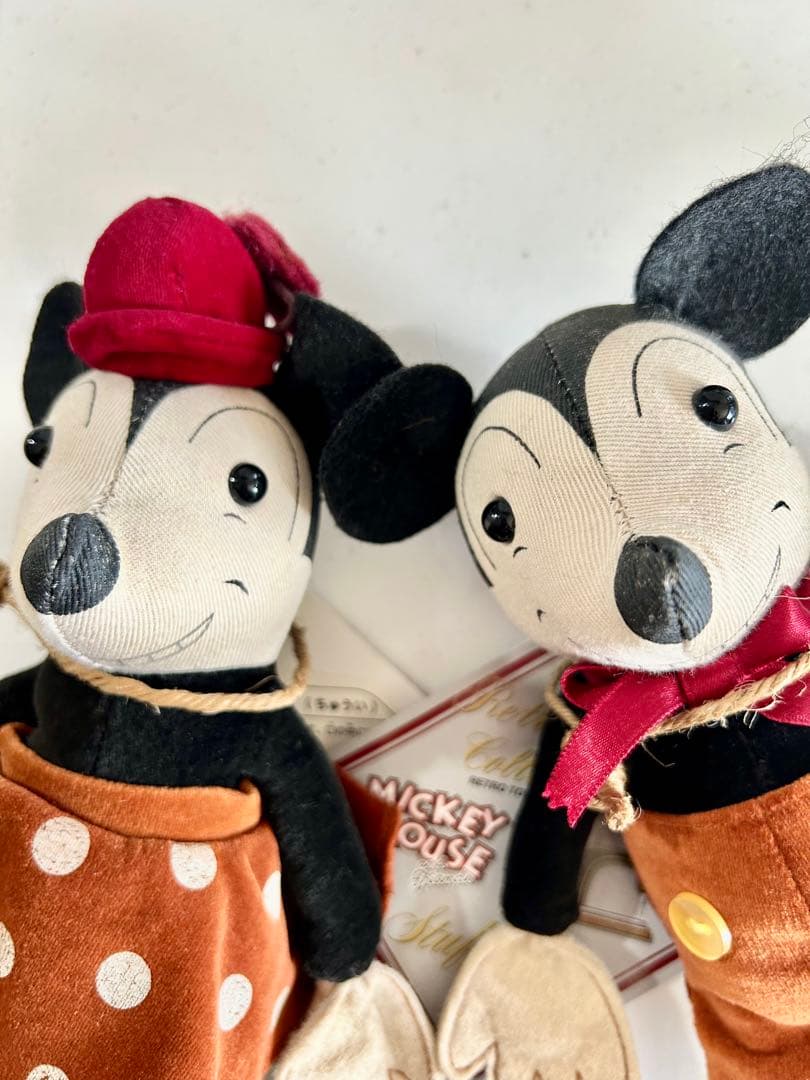 ディズニー レトロトイ ヤングエポック ビンテージ　ミッキー・ミニー2体セット