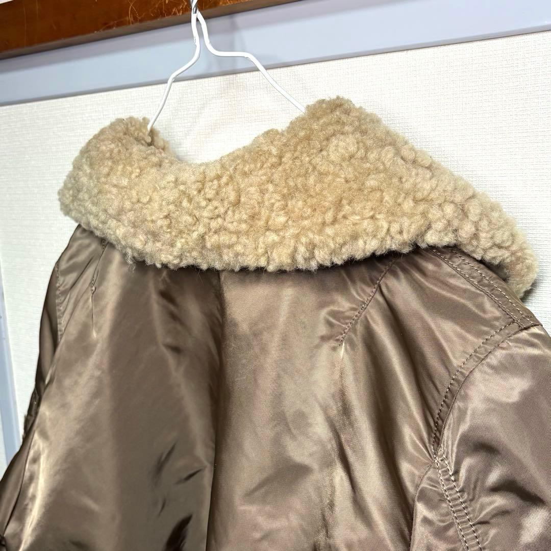 【美品】ALPHA★B-15 モッド　ボンバージャケット　ロングスリーブ　短丈