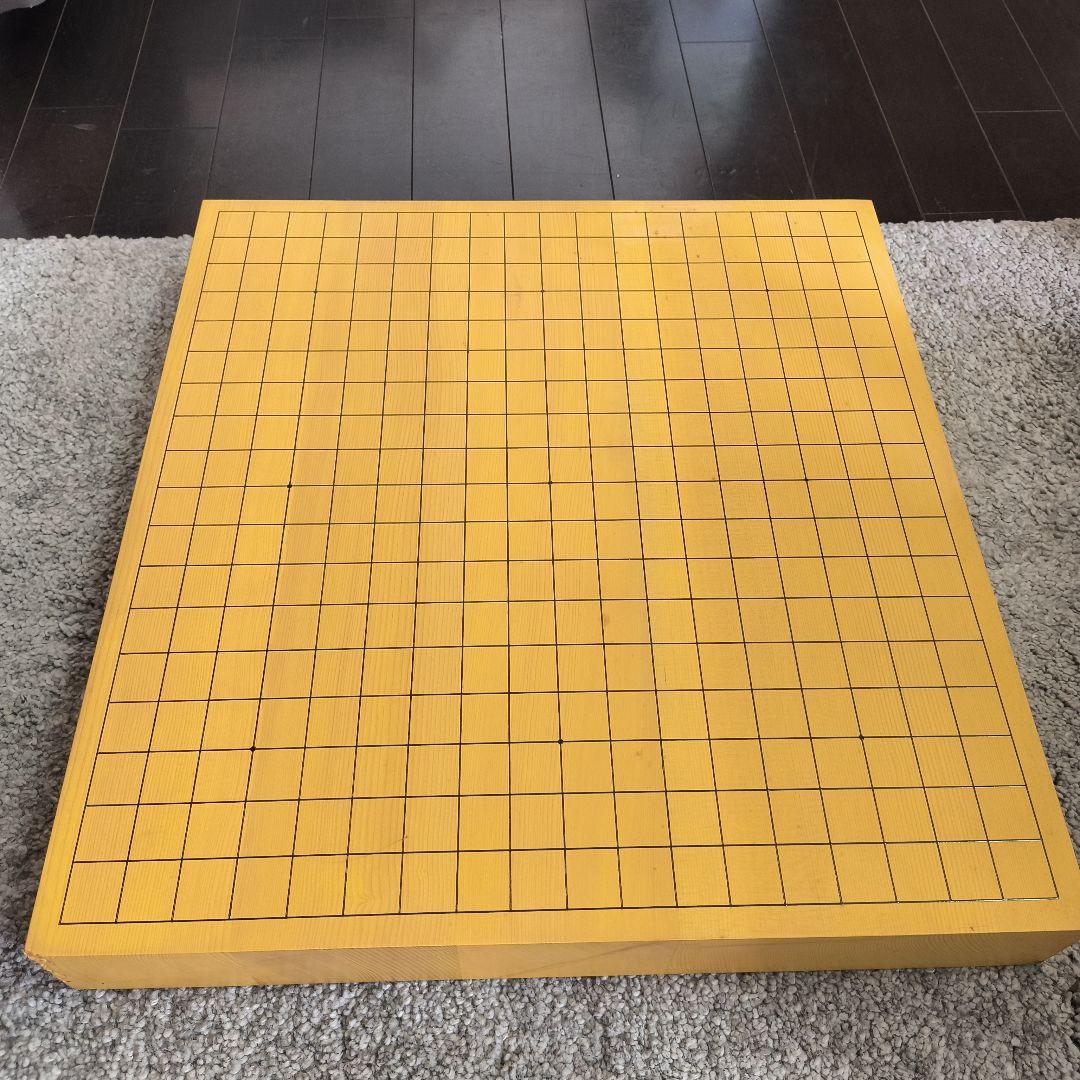 木製囲碁盤 手書き文字入り 遊神武宮玉珍