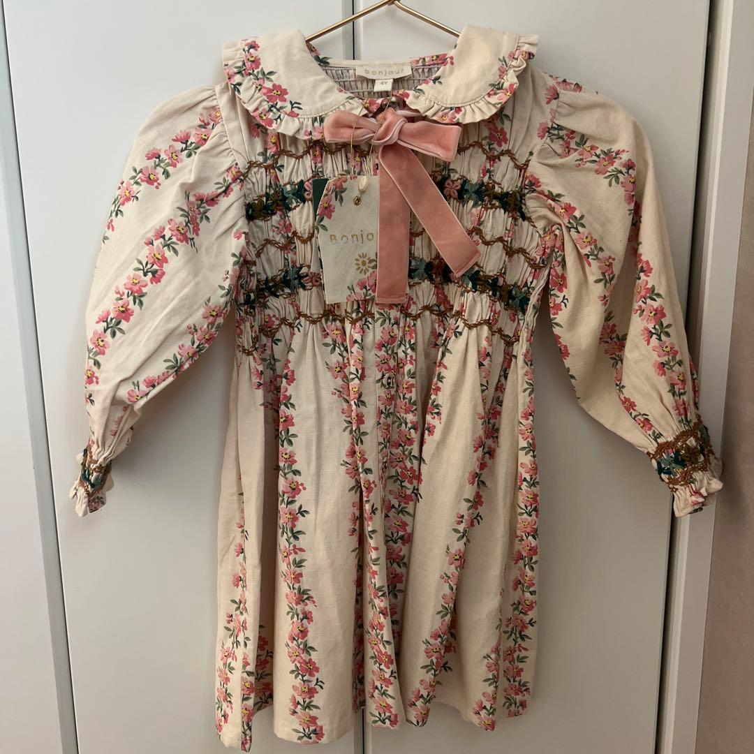Bonjour Diary ワンピース　4y 新品　チュニック