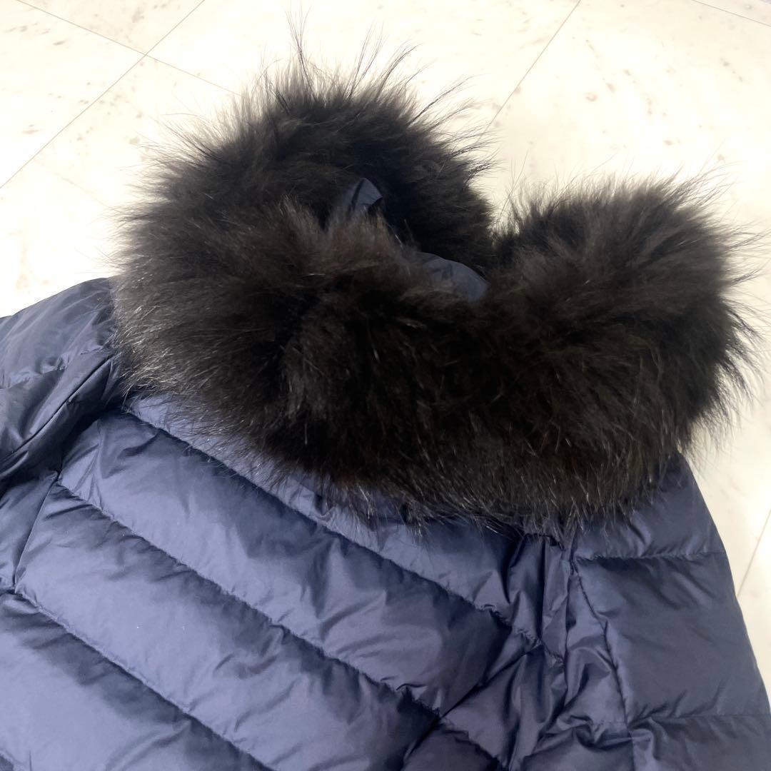 専用【極美品】ナノユニバース 2020AW 西川ダウン ファー ネイビー S