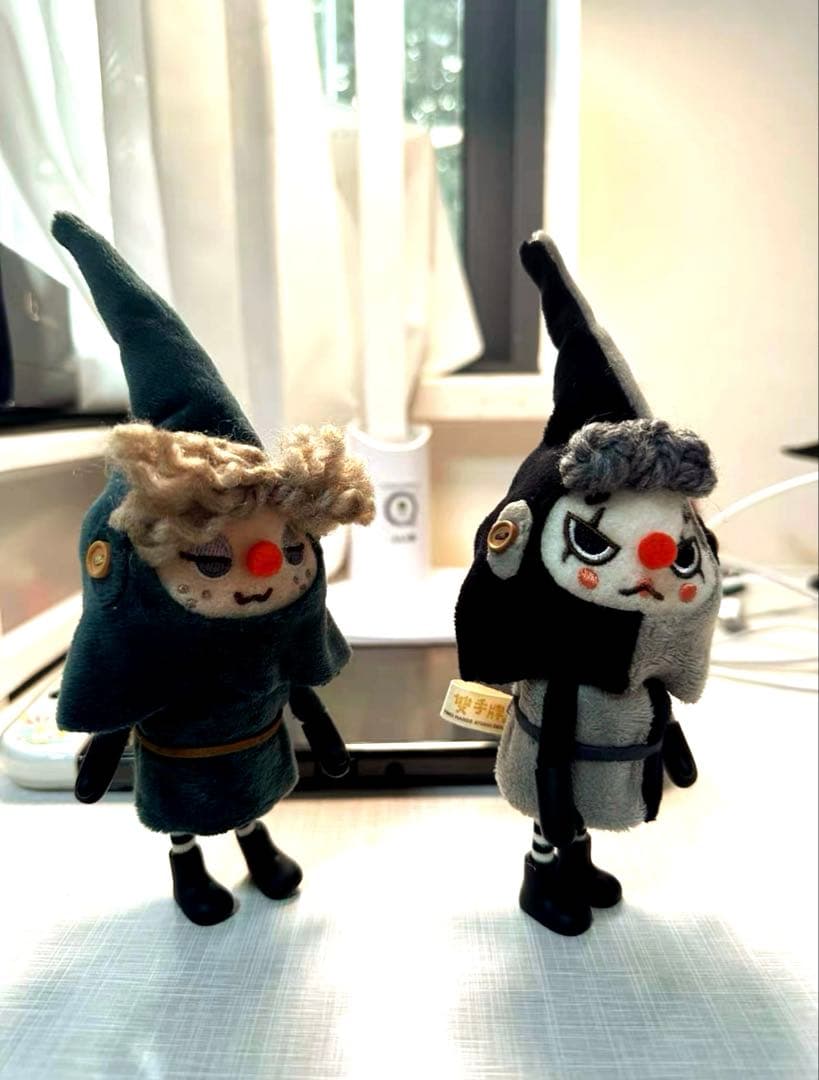 グリーンポスト・妖精　ハンドメイド　フェルト人形　可動　フィギュア　ぬいぐるみ