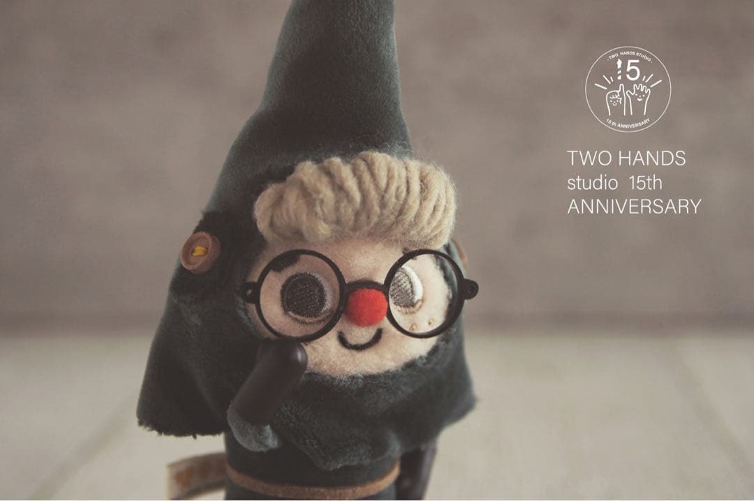 グリーンポスト・妖精　ハンドメイド　フェルト人形　可動　フィギュア　ぬいぐるみ