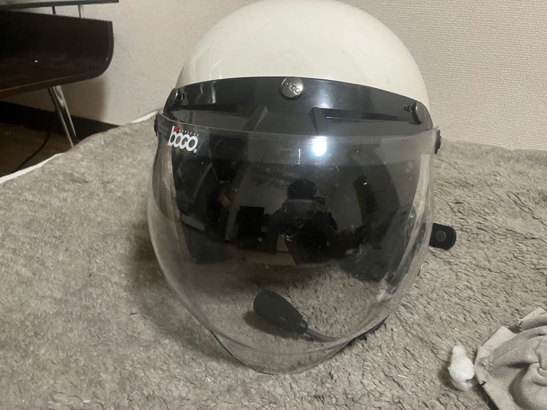 ビーコム付きジェットヘルメット