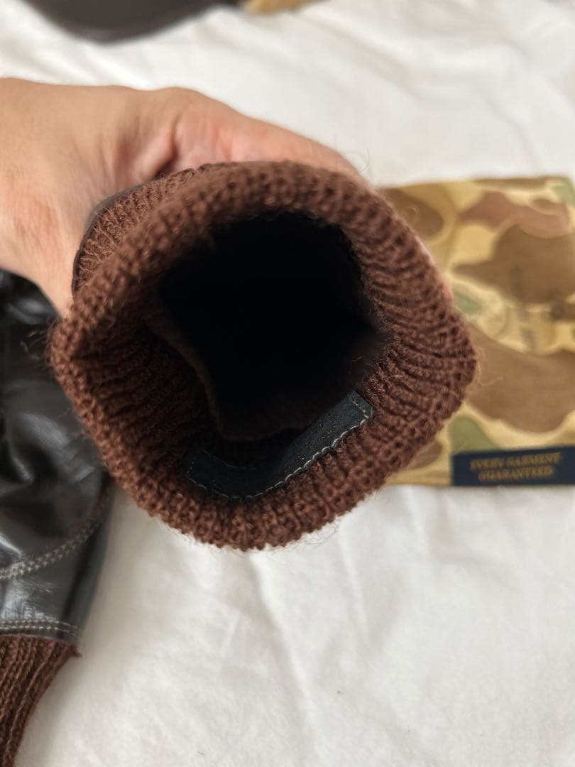 r*7様 新品未使用　リアルマッコイズ　A-10 グローブ　ホースハイド