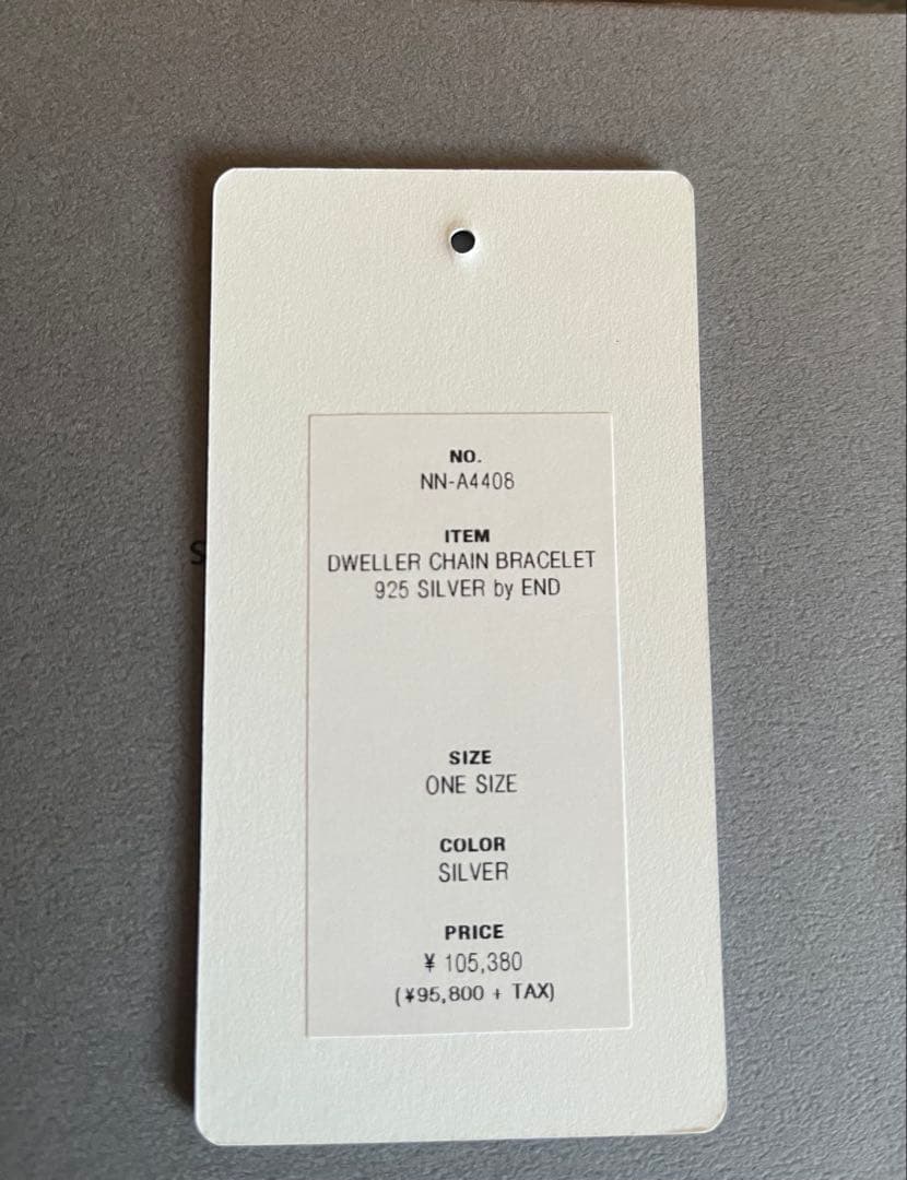 アクセサリー nonnative END DWELLER CHAIN BRACELET925