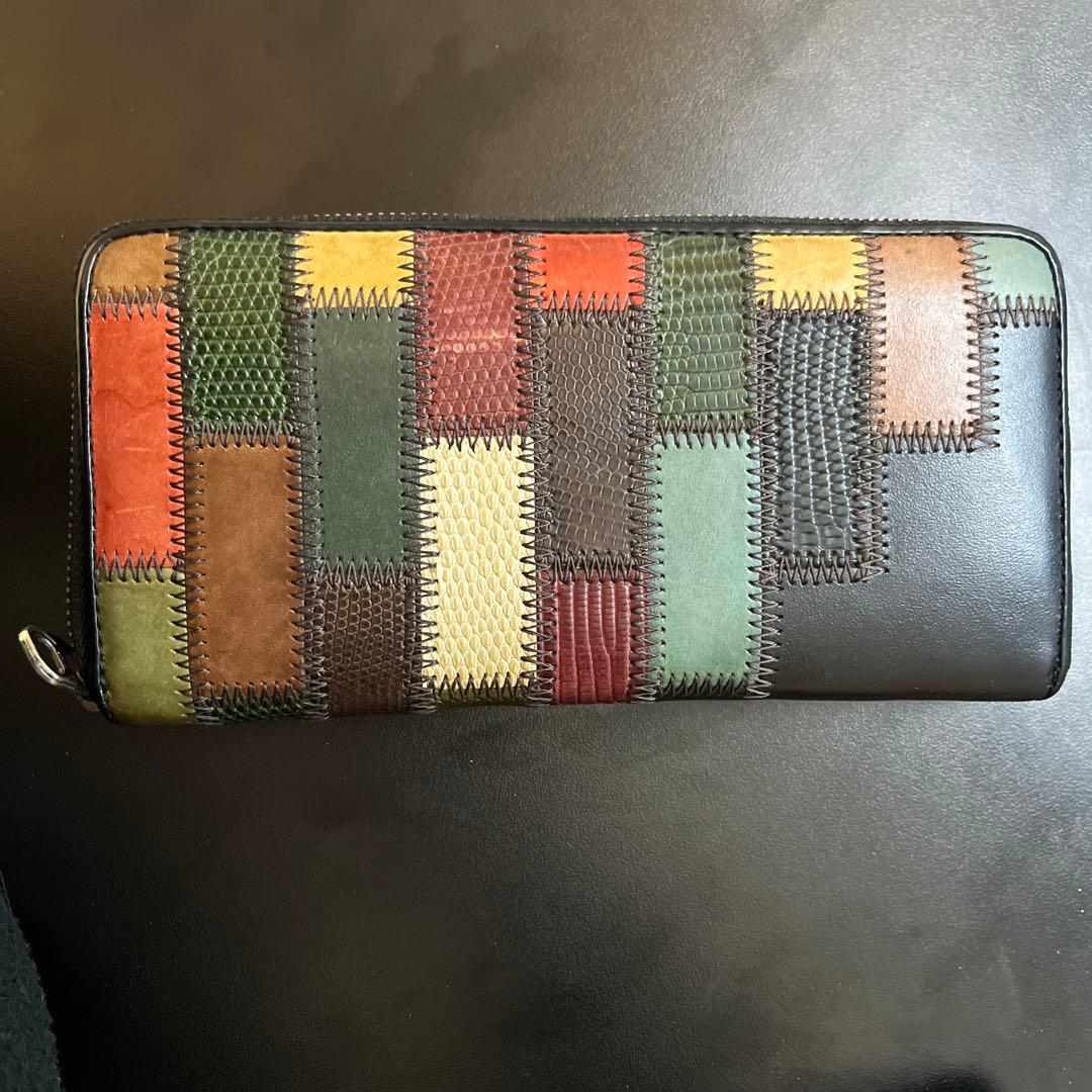 glamb Gaudy zip wallet マルチカラー