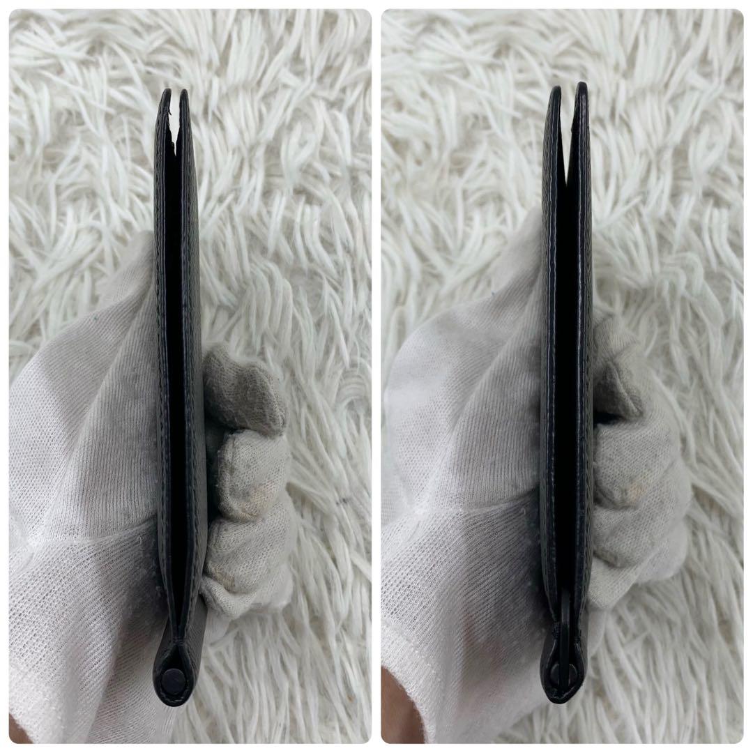 【✨美品✨】 ルイヴィトン マネークリップ タイガ ブラック RFID搭載