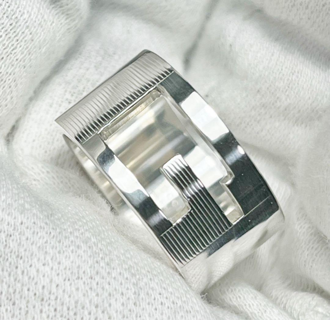 極美品‼️GUCCI 指輪　Gワイドリング 20号