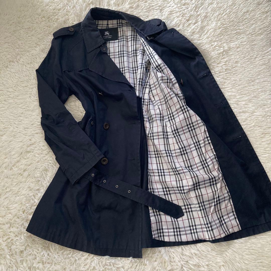 BURBERRY BLACKLABEL トレンチコート Lサイズ ネイビー