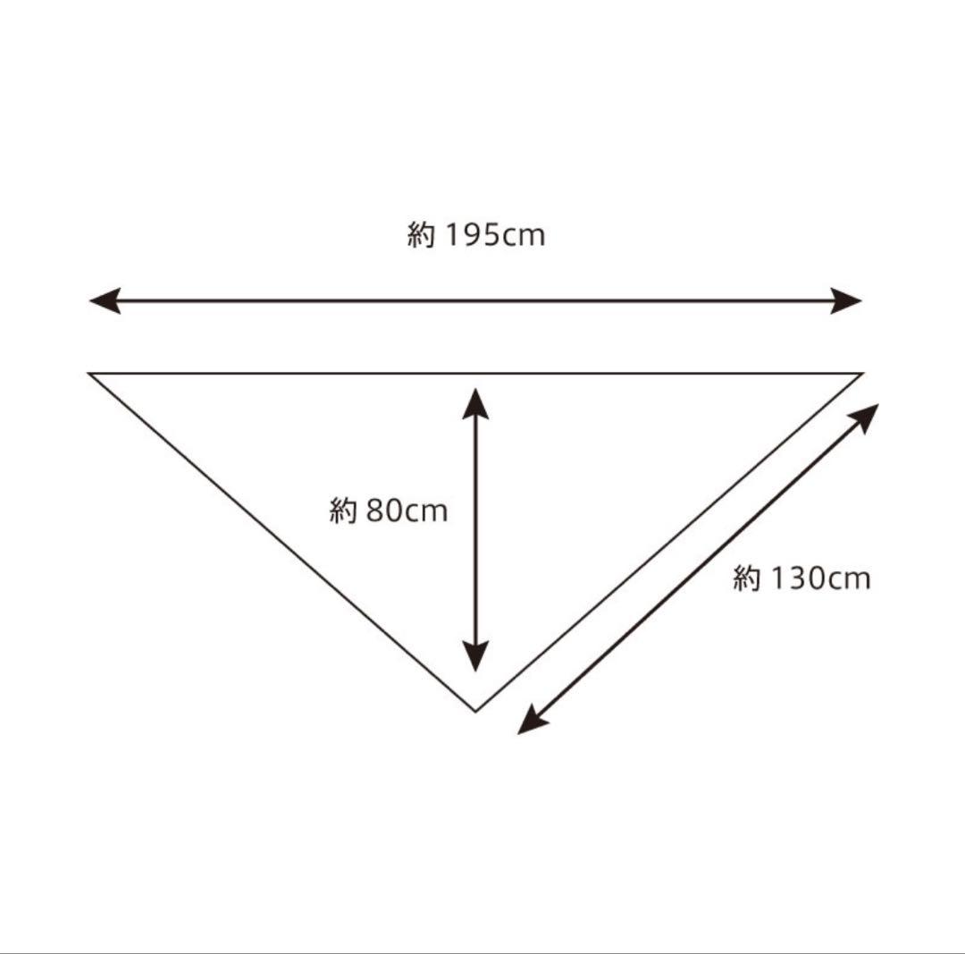 25AW 新品ALBUM DI FAMIGLIA のTRIANGLE SCARF