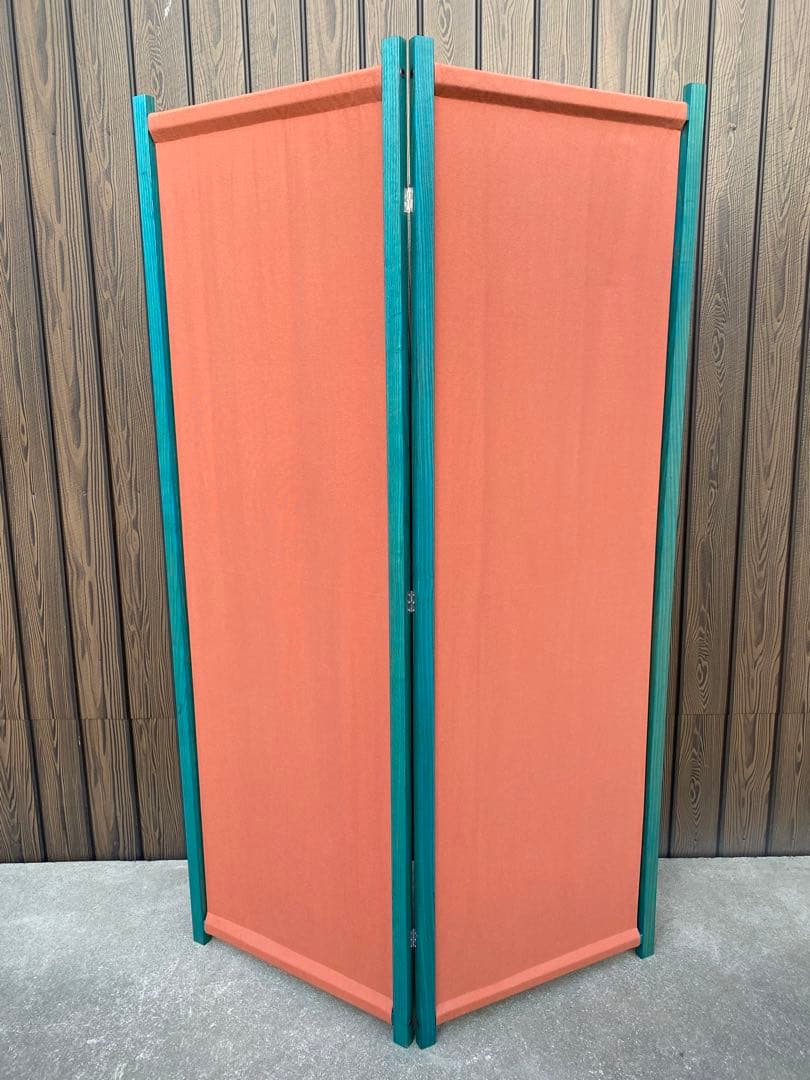 木製パーテーション 2連　天然木 間仕切り パーティション 衝立　目隠し　店舗