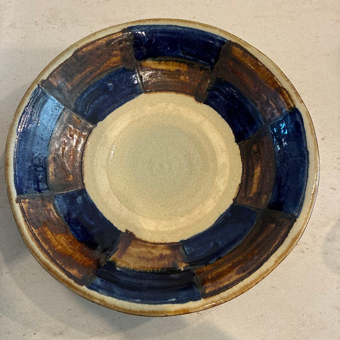 【極美品】やちむん　沖縄陶器　田村窯　30㎝大鉢