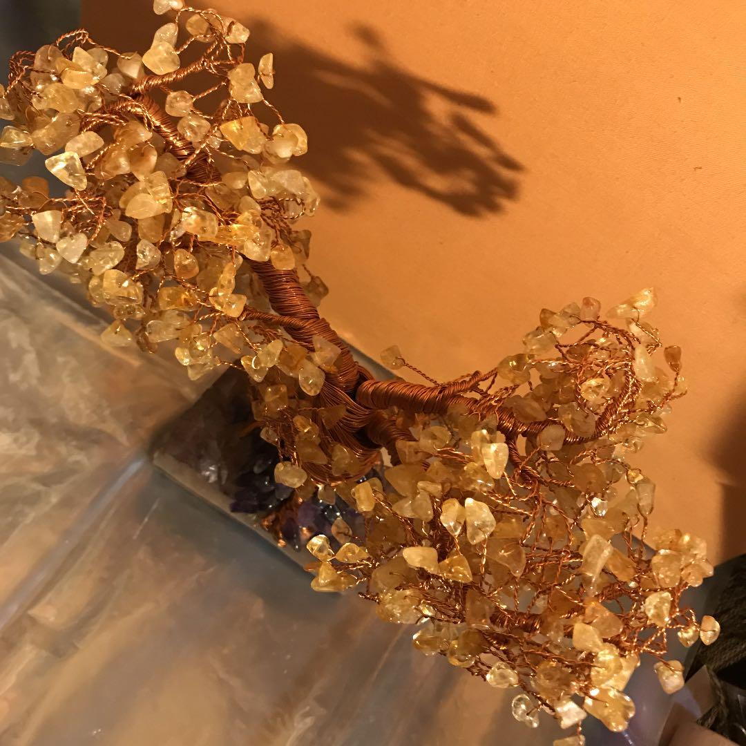 黃晶樹　　置物