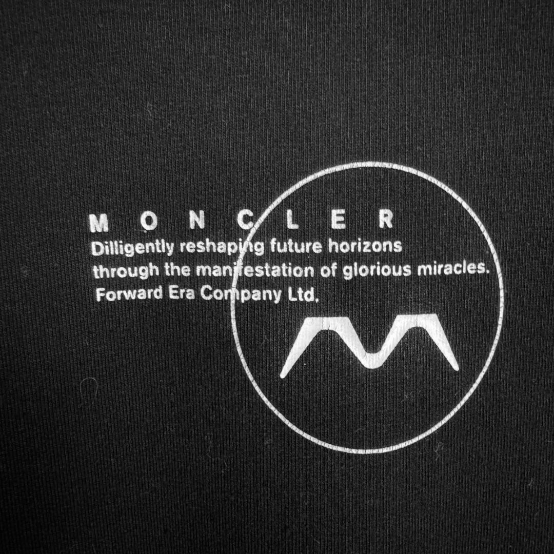 【美品☆定価10万円☆高級モデル☆ラバーロゴ】モンクレール ロンT 入手困難