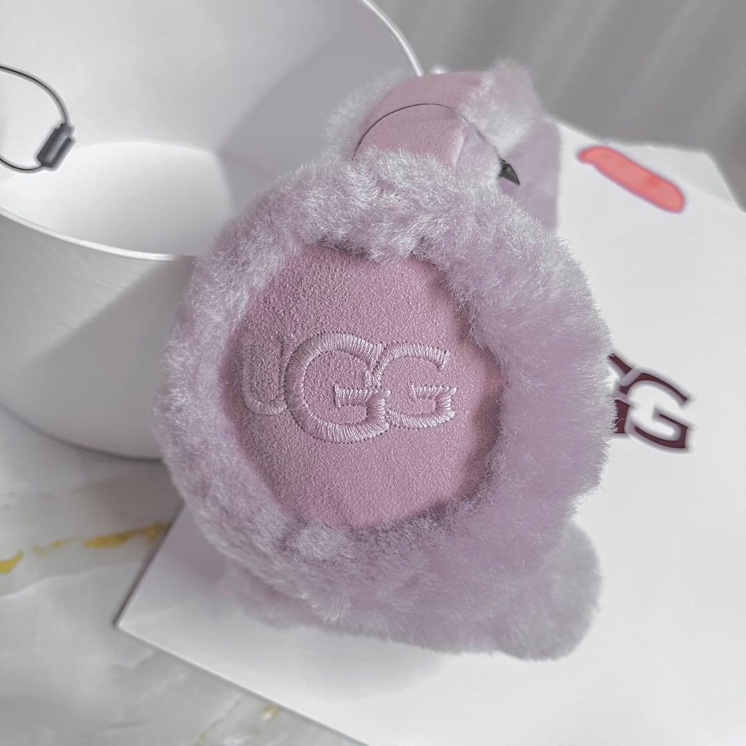 【新品未使用】UGG ライラック　シープスキン イヤマフ　イヤーマフラー　05