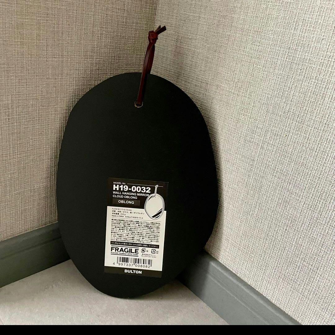 ダルトン(Dulton) 　壁掛けミラー　革紐付　ウォールハンギングミラー