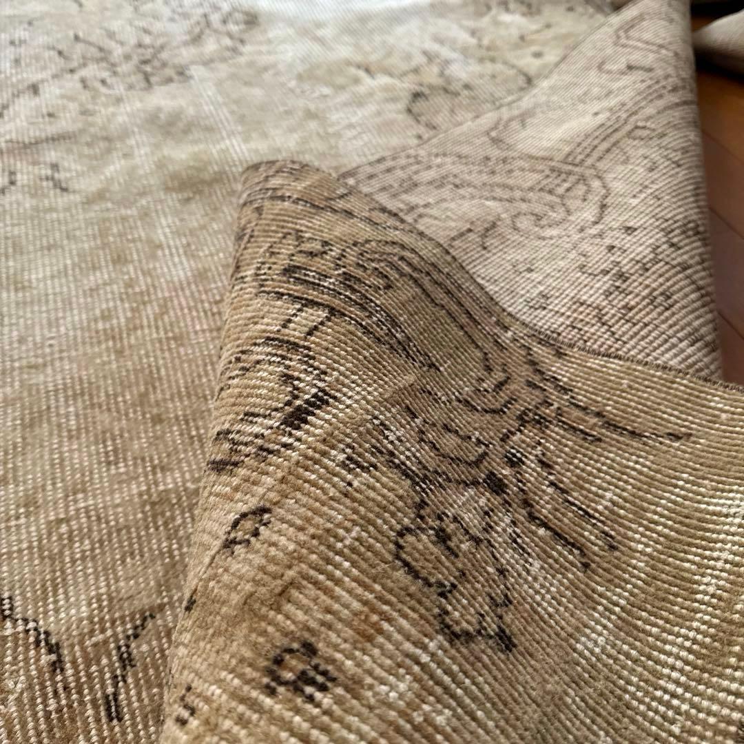 ショウちゃん　超大判150×277ナチュラルトルコヴィンテージラグ