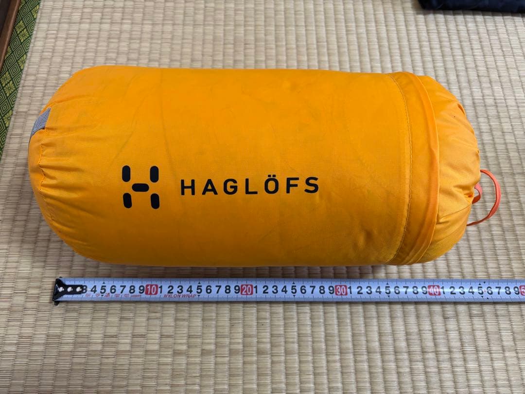 【期間限定特価】HAGLÖFS GOC 1200 オレンジ寝袋　ホグロフス
