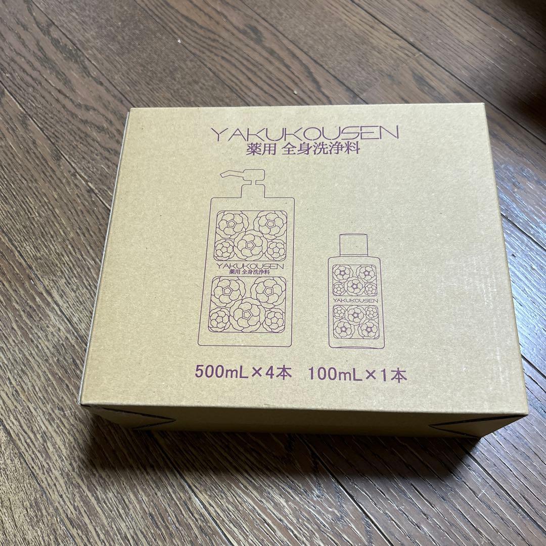 薬用全身洗浄料セット 500mL×4本 100mL×1本