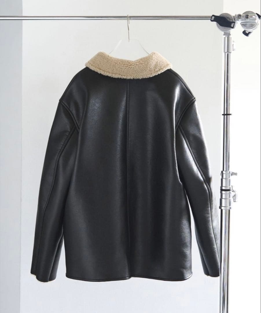 ポストカード付き♡ anukeアンヌークBoa Flight Jacket 38