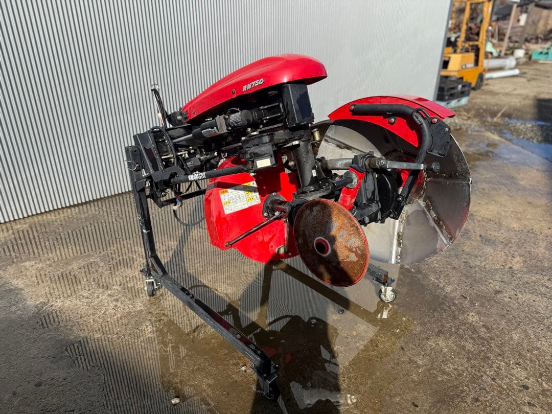 「新潟県長岡市発」コバシあぜぬり機RM750H　Ｓヒッチ無線ラジコン付動作確認済