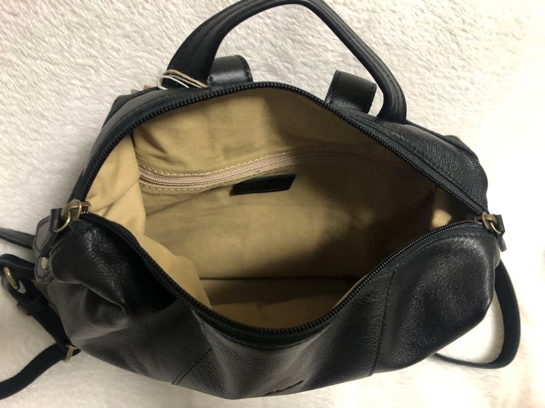 新品 タグ付 Dakota/ダコタ レザー リュックサック 本革レザー ブラック