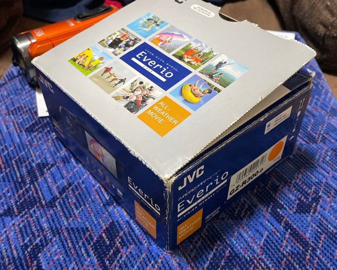 花*吉様 JVC Everio GZ-R300D 防水ビデオカメラ オレンジ