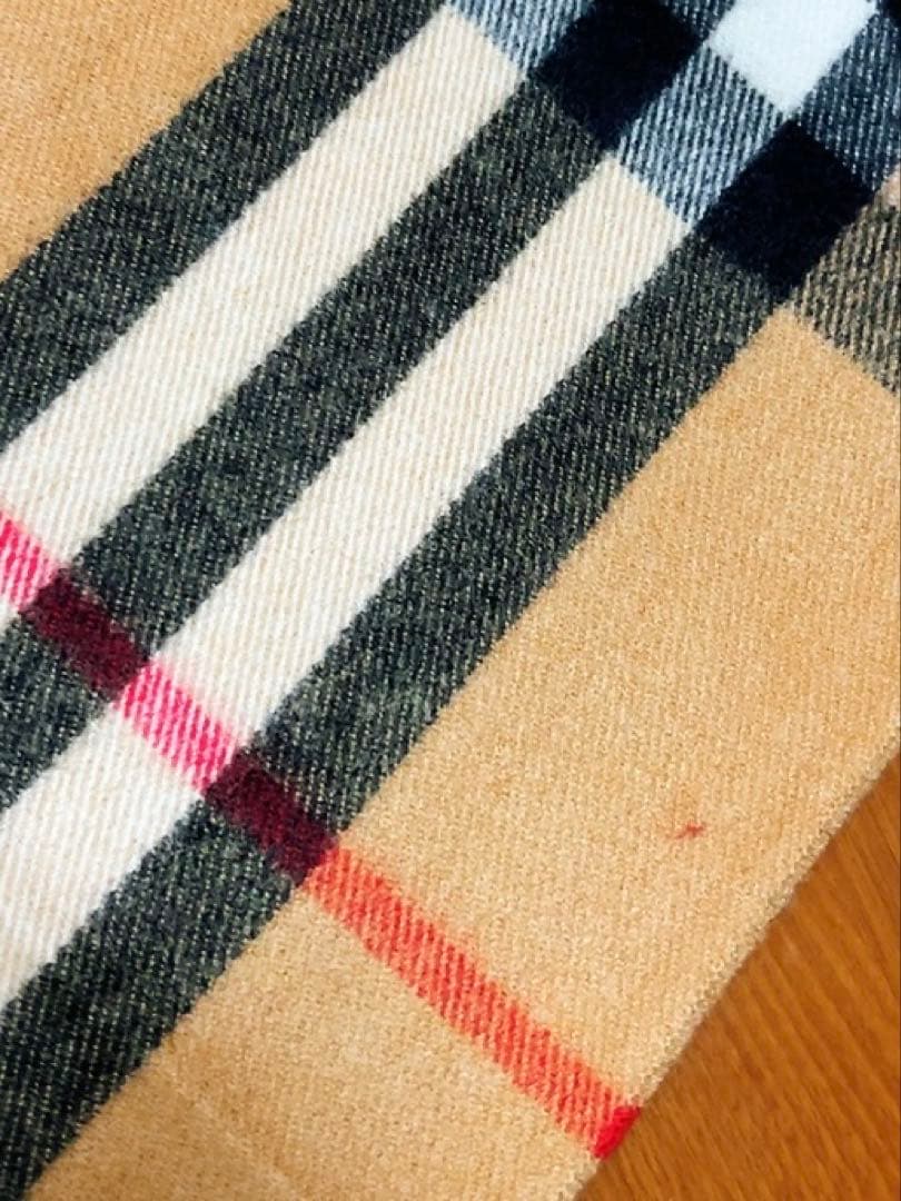 バーバリー　BURBERRY マフラー　バーバリーチェック　カシミヤ　シルク