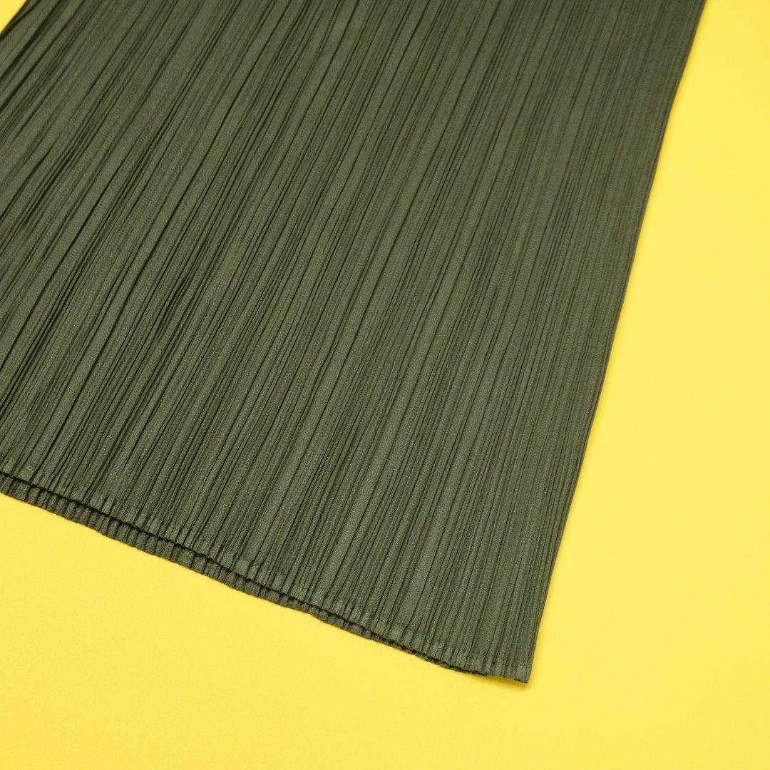 PLEATS PLEASE プリーツロングスカート 3 日本製 カーキ