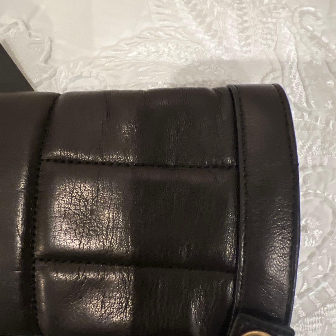 未使用　ダンヒル　最高級レザー手袋　カシミヤ100 黒　8.5サイズ