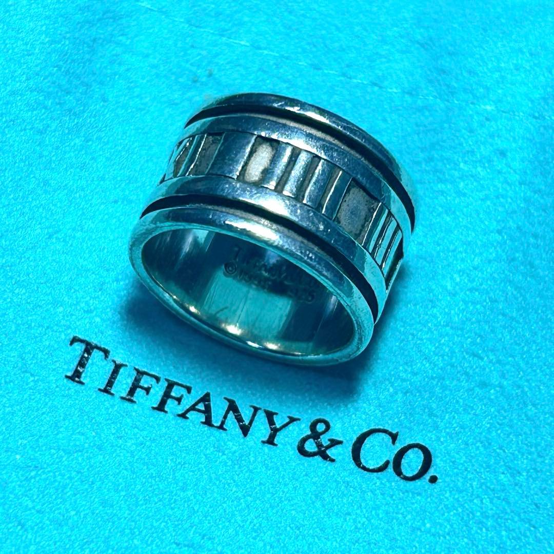 ティファニー アトラスワイドリング SV925 約11号 ユニセックス