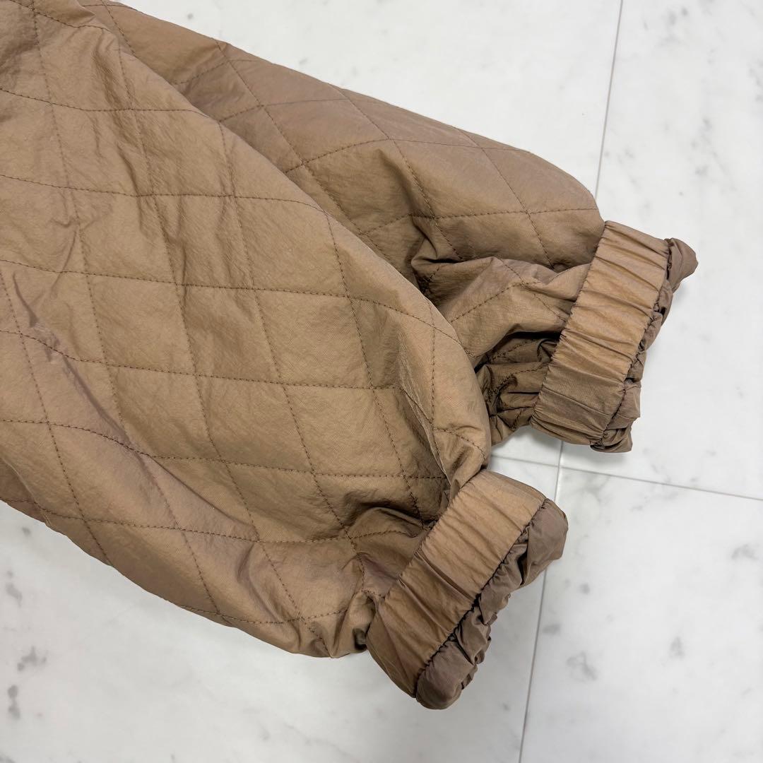 極美品✨ビアズリー　バルーン袖キルトコート　キャメル　ロングコート　キルティング