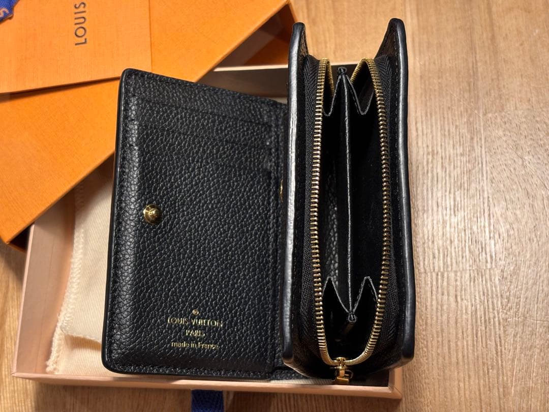 Louis Vuitton ミニ財布 M80151 ポルトフォイユ・クレア 黒