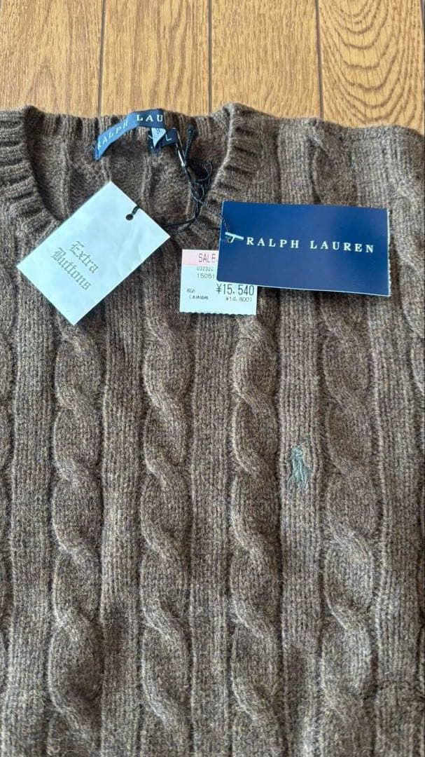 Ralph Lauren ケーブルニットセーター